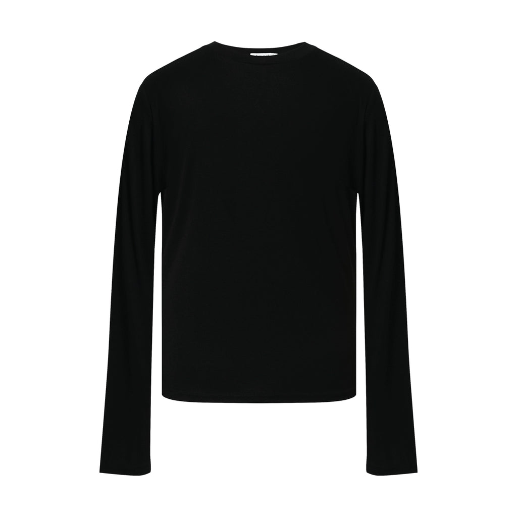 FUNKYFUN Tencel Thin Soft Comfortable Long-sleeved Bottoming Shirt