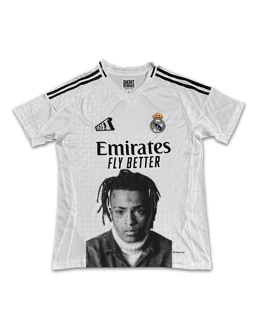 KANYE Casual Portrait Print Tee