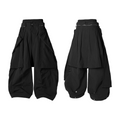 RELABEL Removable Fart Curtain Loose Casual Pants