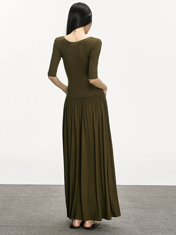 Anna Aneae Ballet Pleated Waist Dress