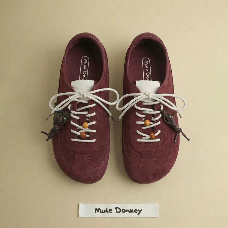 Mule Donkey Doki Milk Series Soft-soled Forrest Gump Shoes