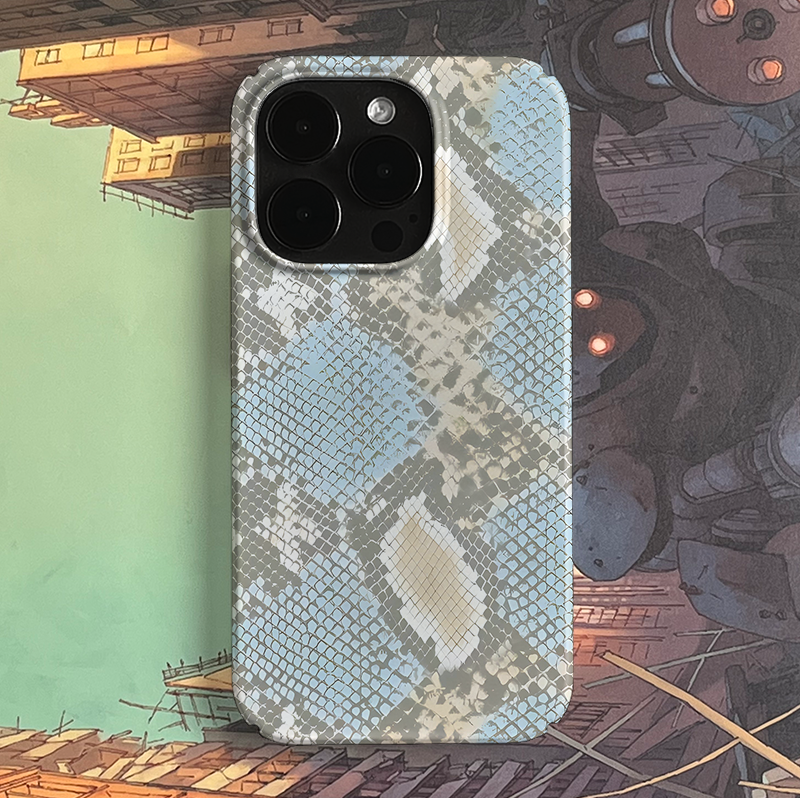 Pbcase Snake Pattern Elegant Niche Apple Phone Case
