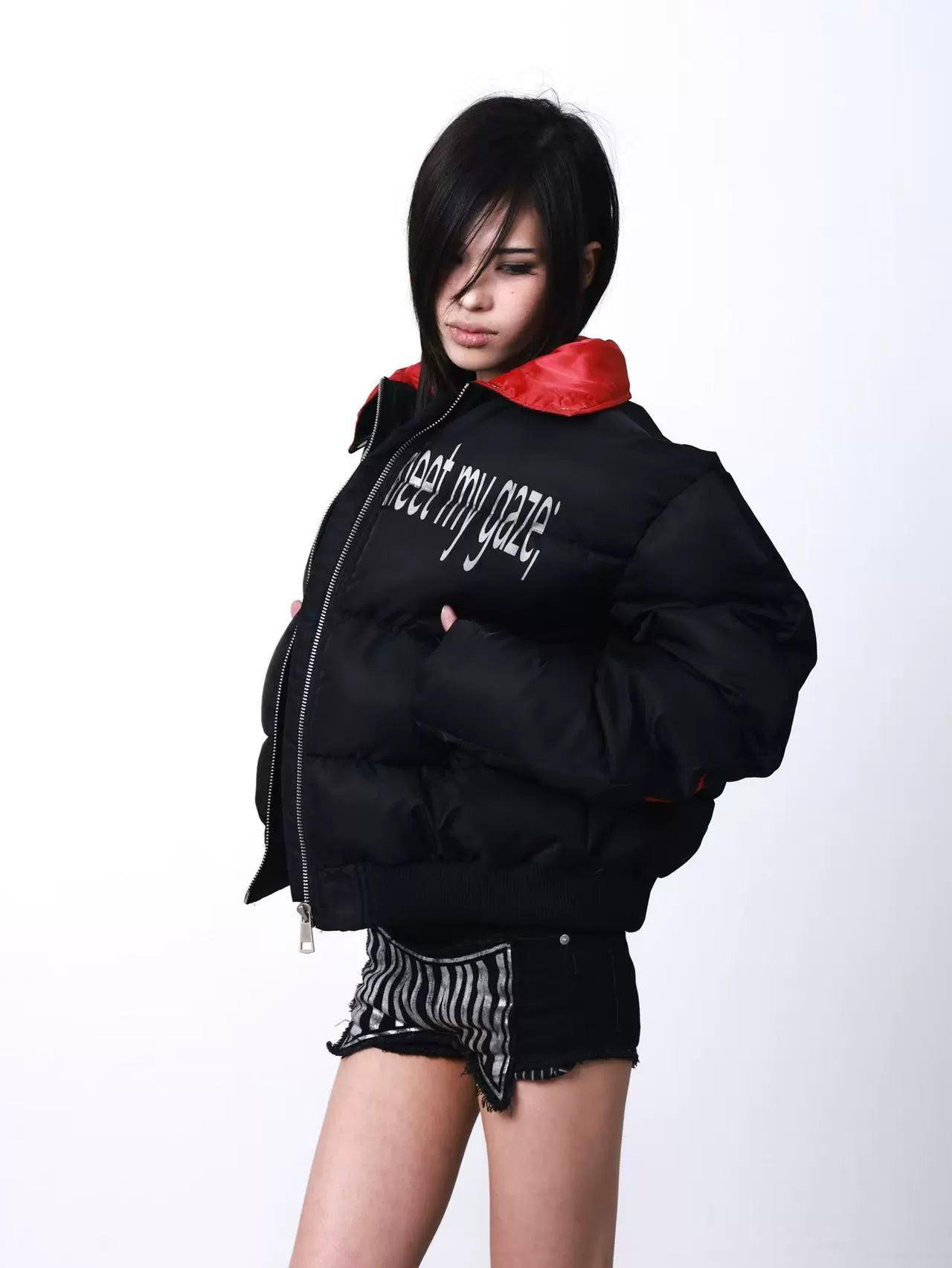 DETW Stand-up Collar Down Cotton Jacket