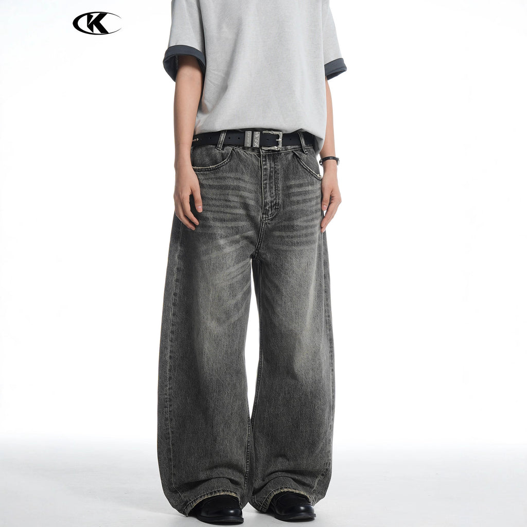 11KN Vintage Loose Versatile Wide Leg Pants