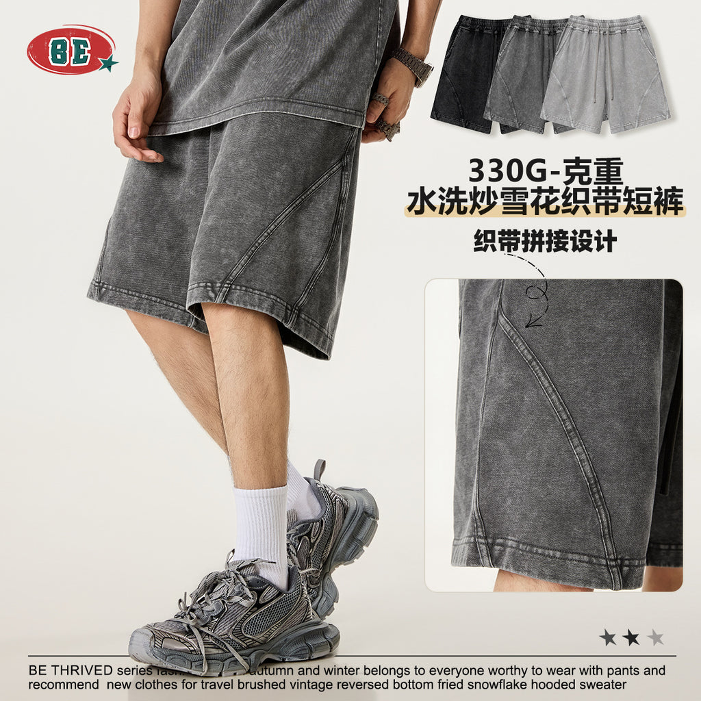 BE tide fried snowflake Shorts