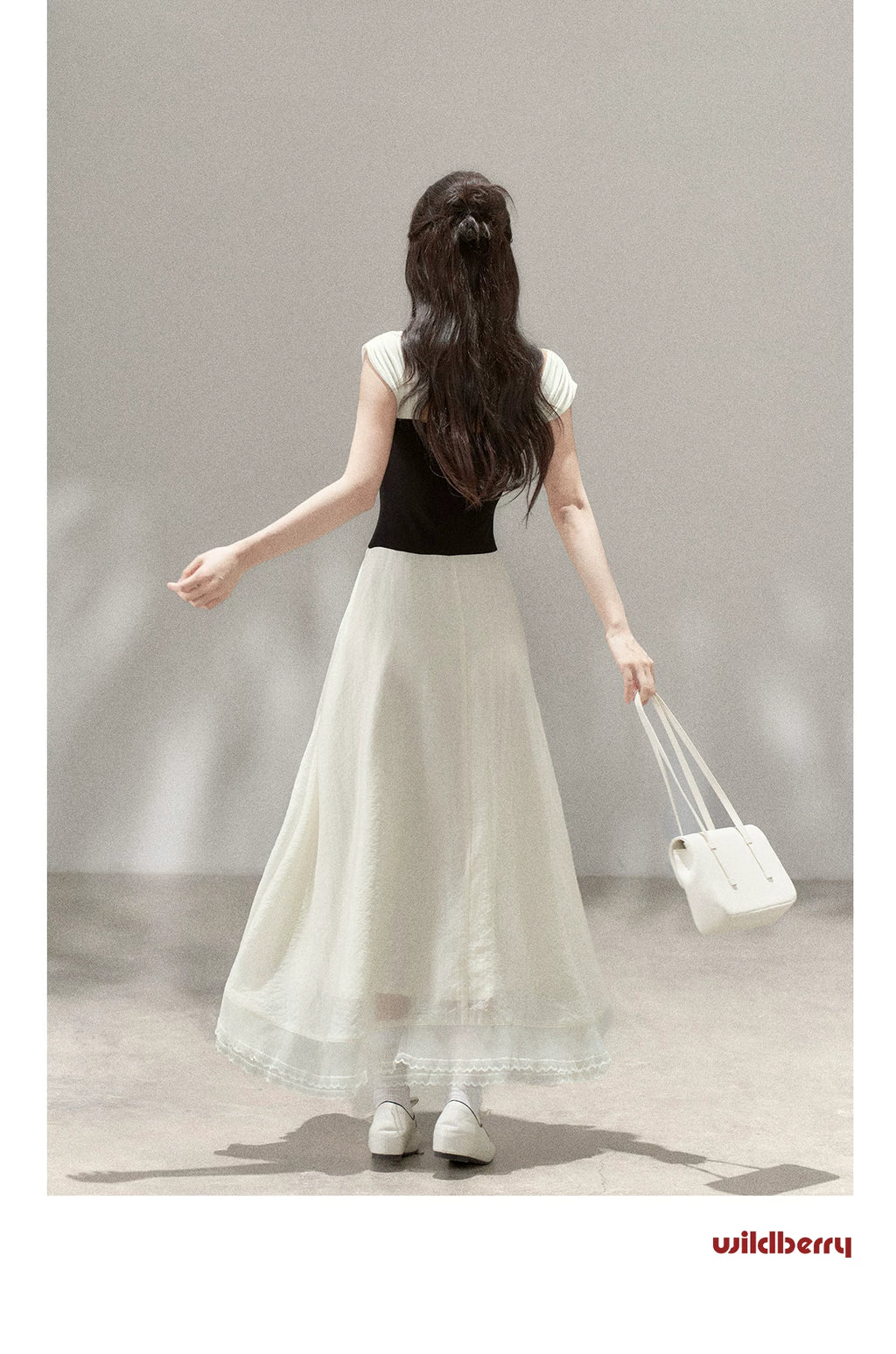 One Wildberry Retro Fake Two Waist Dress