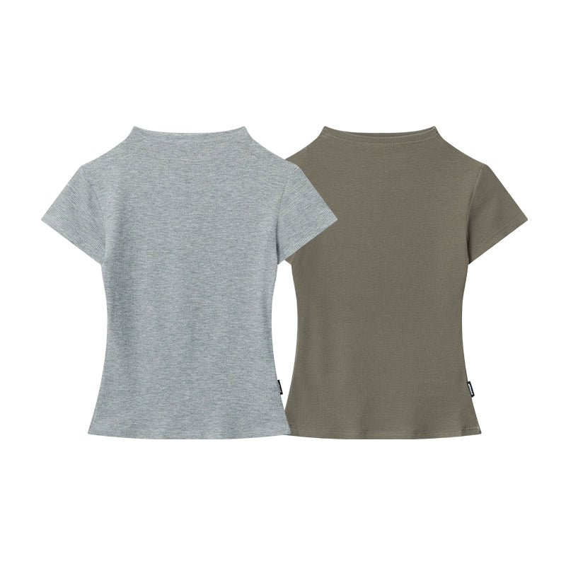 AIRHOOD Front Shoulder Slim Tee