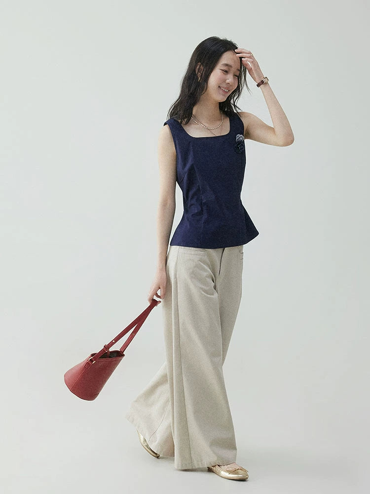 VOOE Japanese Loose-fitting Wide-leg Casual Flared Pants