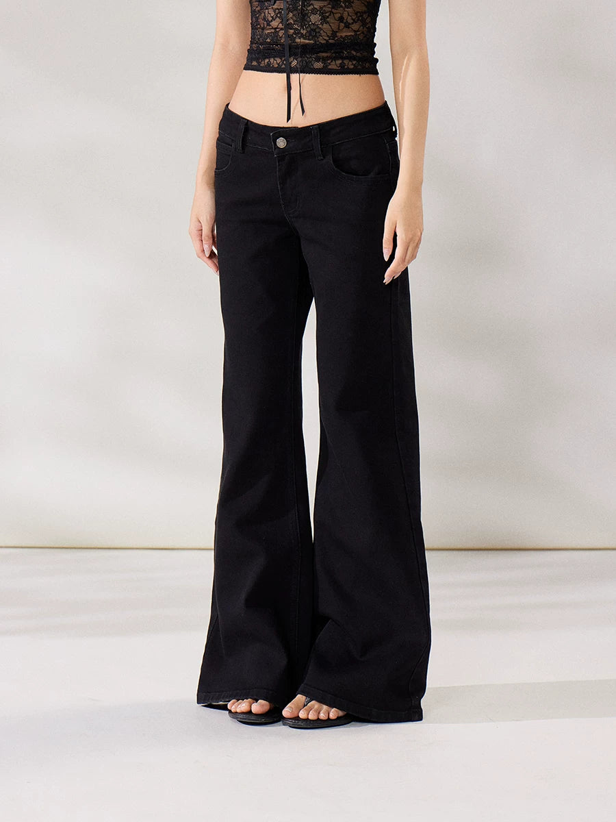 WITHMIN Low-rise, Slimming, Slightly Flared Straight-leg Pants