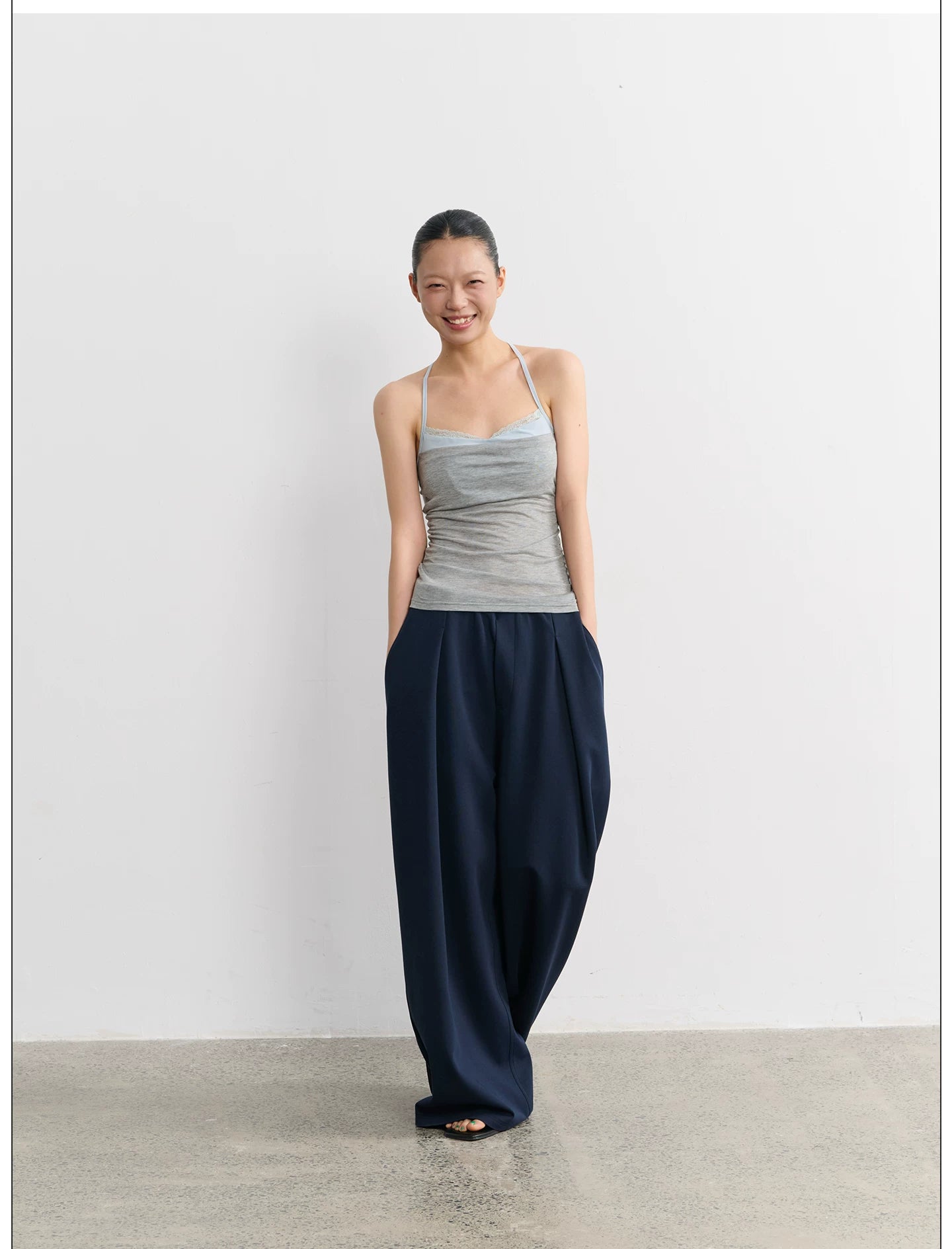 LINY LIBERTY High Waist Wide Leg Casual Versatile Sweatpants