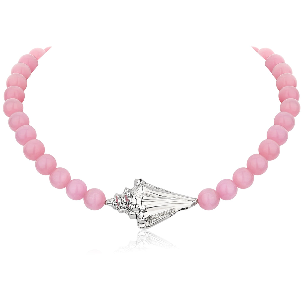 1JINN Conch Star Pink Crystal Necklace