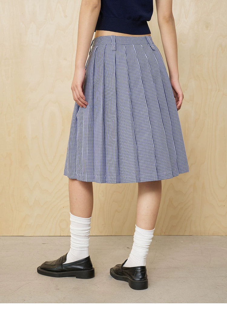 Mood Like Me Flowery Checkered Dress