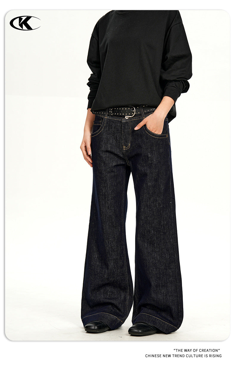 11KN Retro Slim-fit Three-dimensional Slim Casual Jeans
