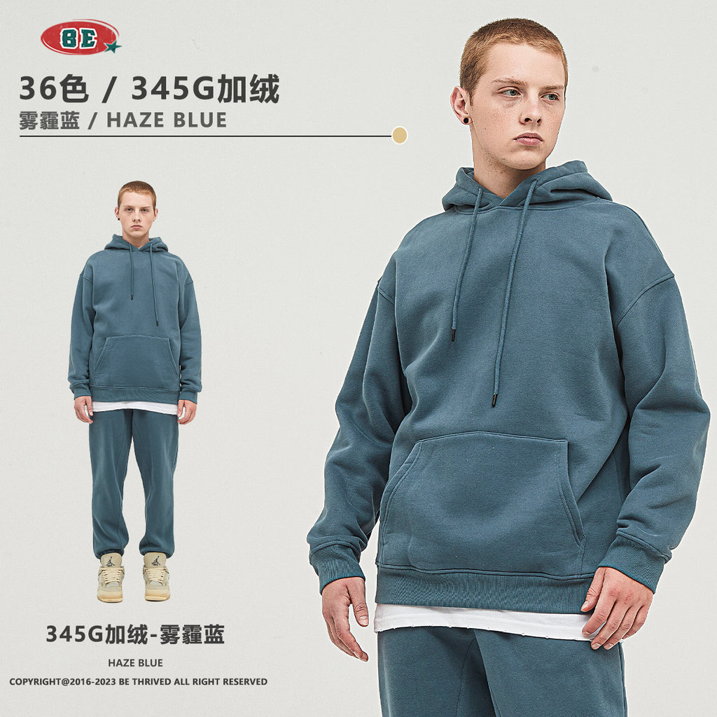 *BEST SELLING* BE 345g Loose Fit fleece hoodie (17-32)