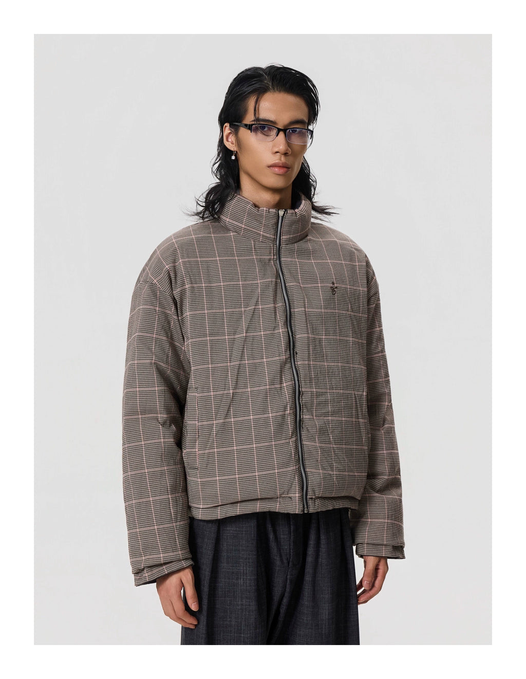 BTSG Double-sided Wear Stand-up Collar Thermal Cotton-padded Coat