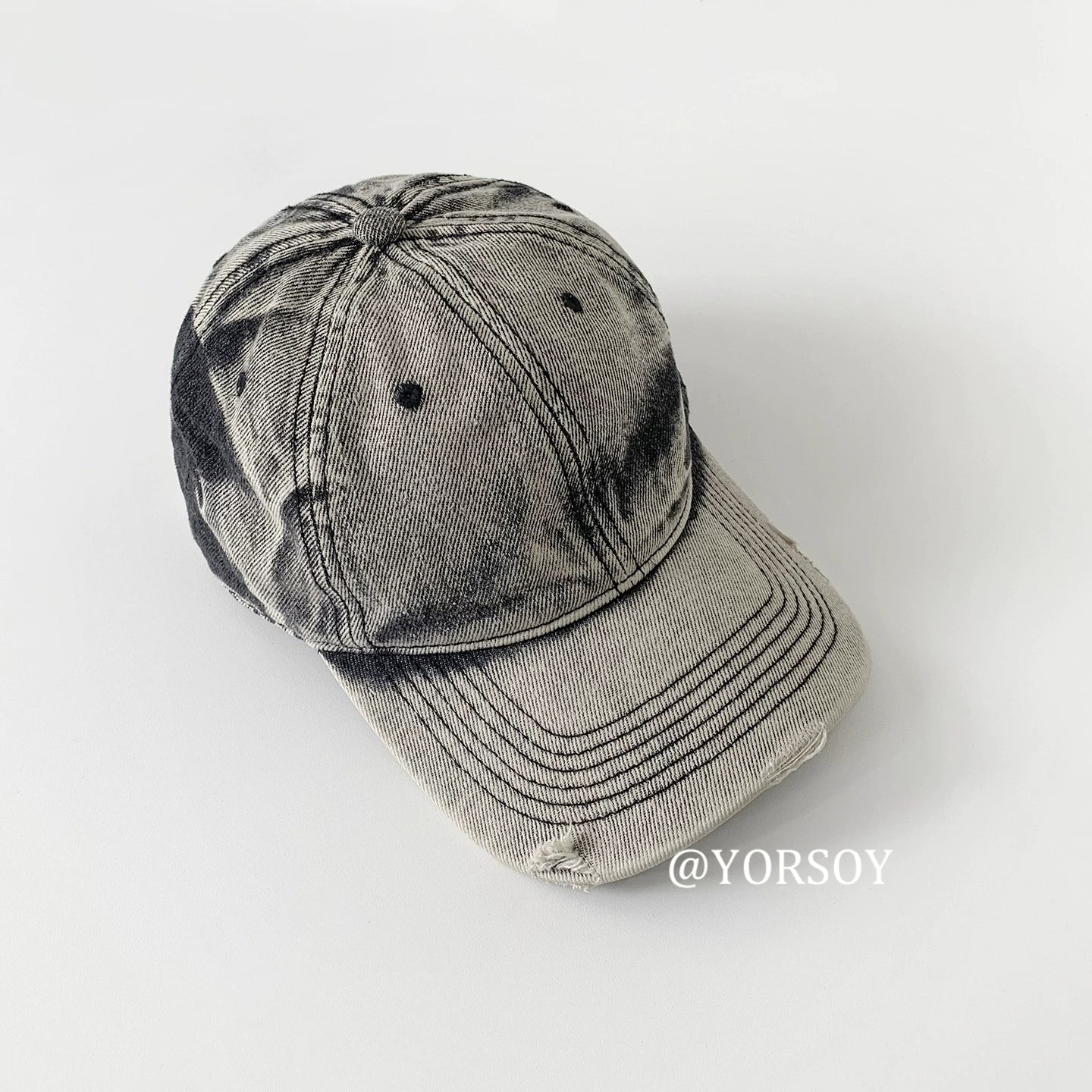 YORSOY Retro Old Tie-dye Cap