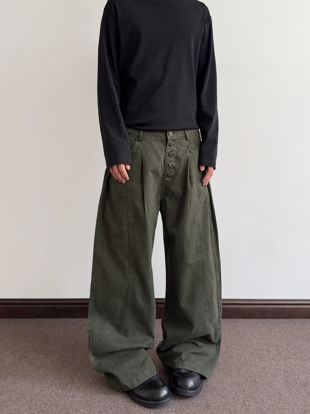 A PUEE Vintage Breasted Scimitar Overalls