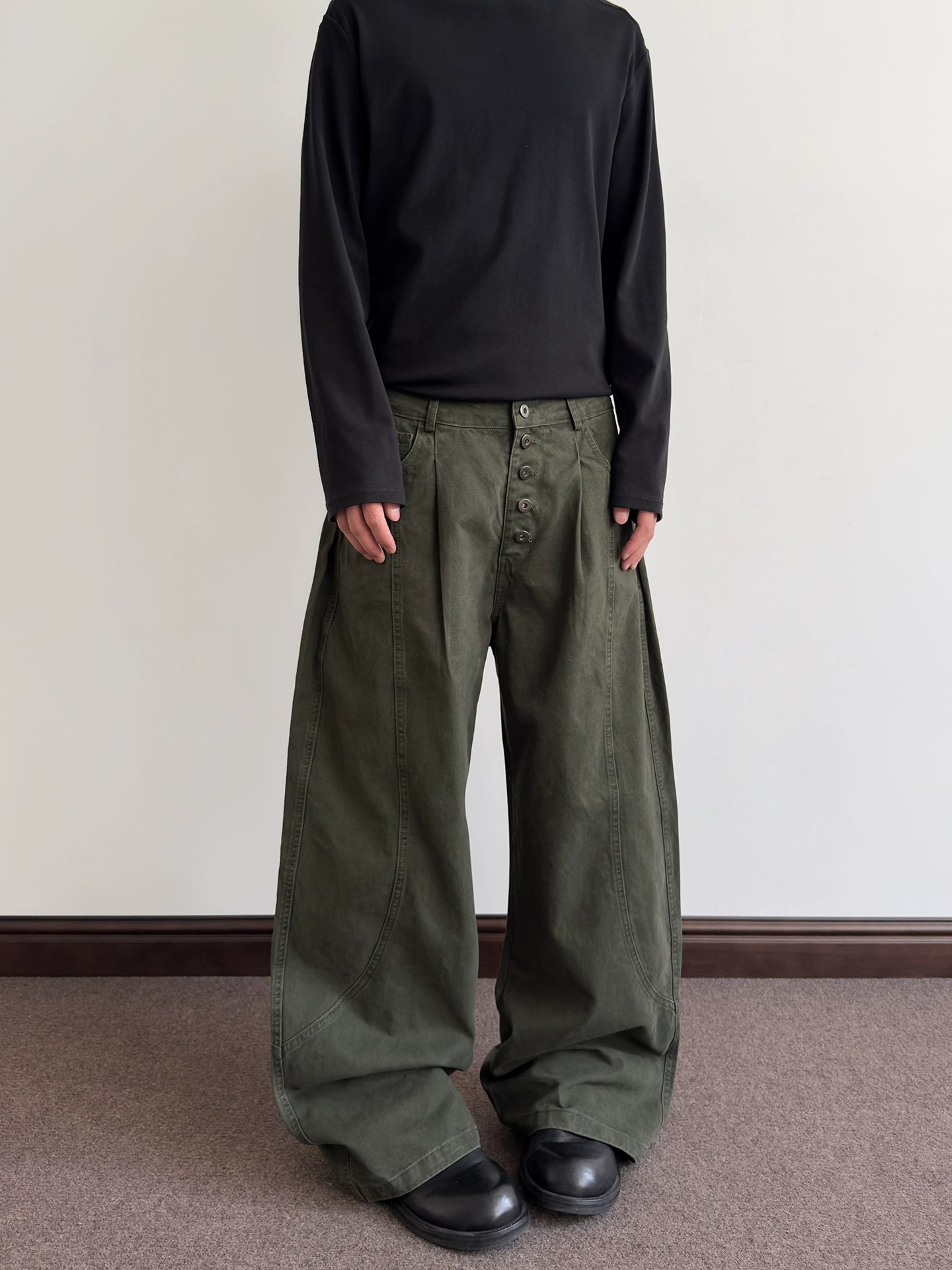 A PUEE Vintage Breasted Scimitar Overalls