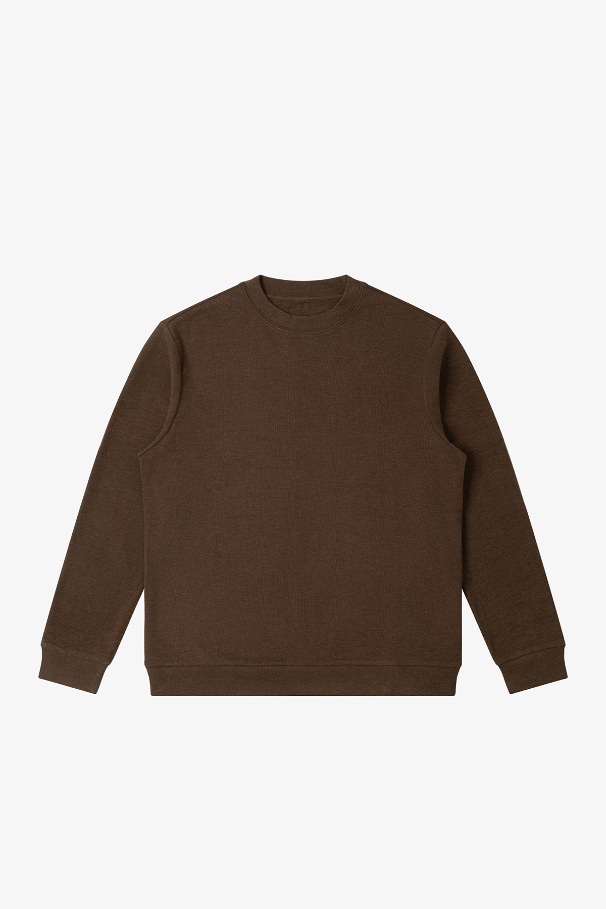 NO LOGO Round Neck Half Turtleneck Warm Long Sleeves