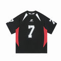 BLACKLISTS Sports Jersey Contrasting Loose Tee