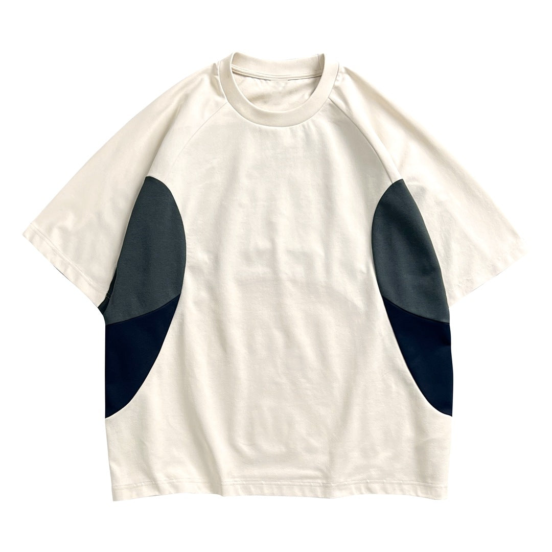 FGSS Cool Feeling Quick Drying Sports Contrasting Splicing Tee