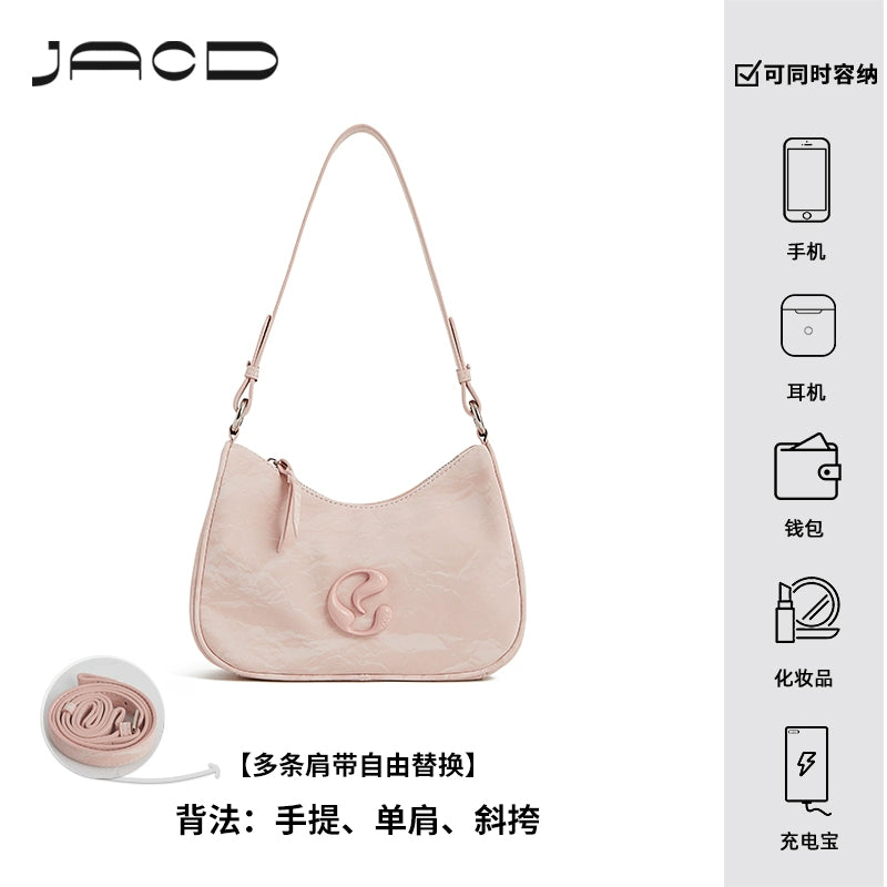JACD Shoulder Cross Crescent Armpit Bag