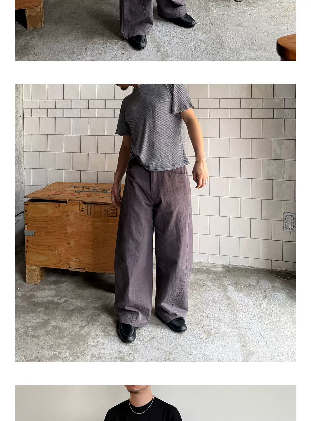 Anniehall Loose Casual Scimitar Pants