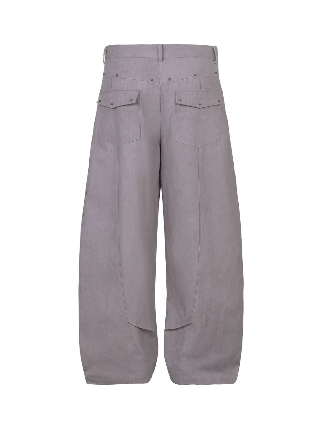 TZ Killer Pleated Rivet Scimitar Wide Leg Pants