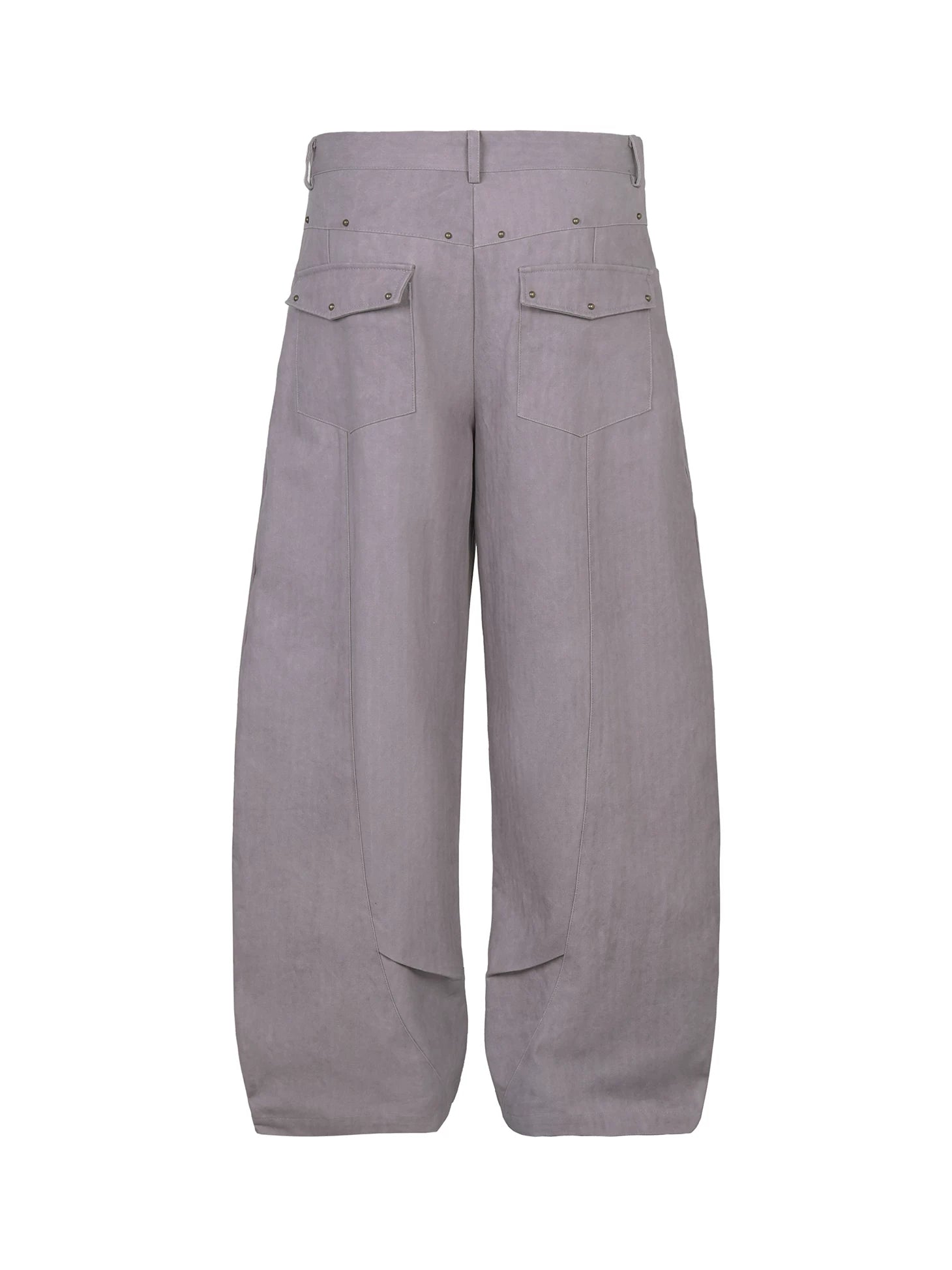 TZ Killer Pleated Rivet Scimitar Wide Leg Pants