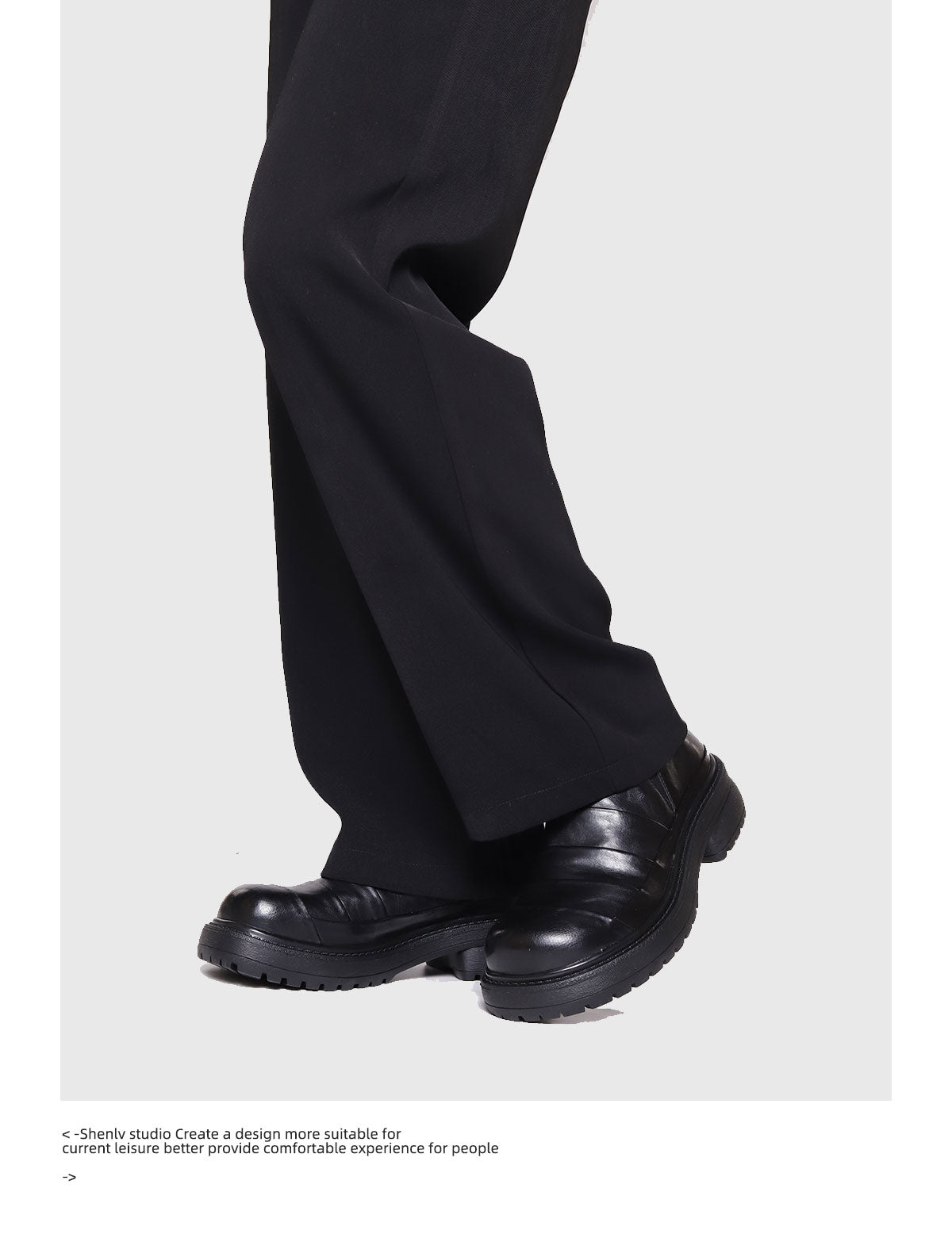 SHENLV STUDIO head-up splicing ARMOR derby shoes