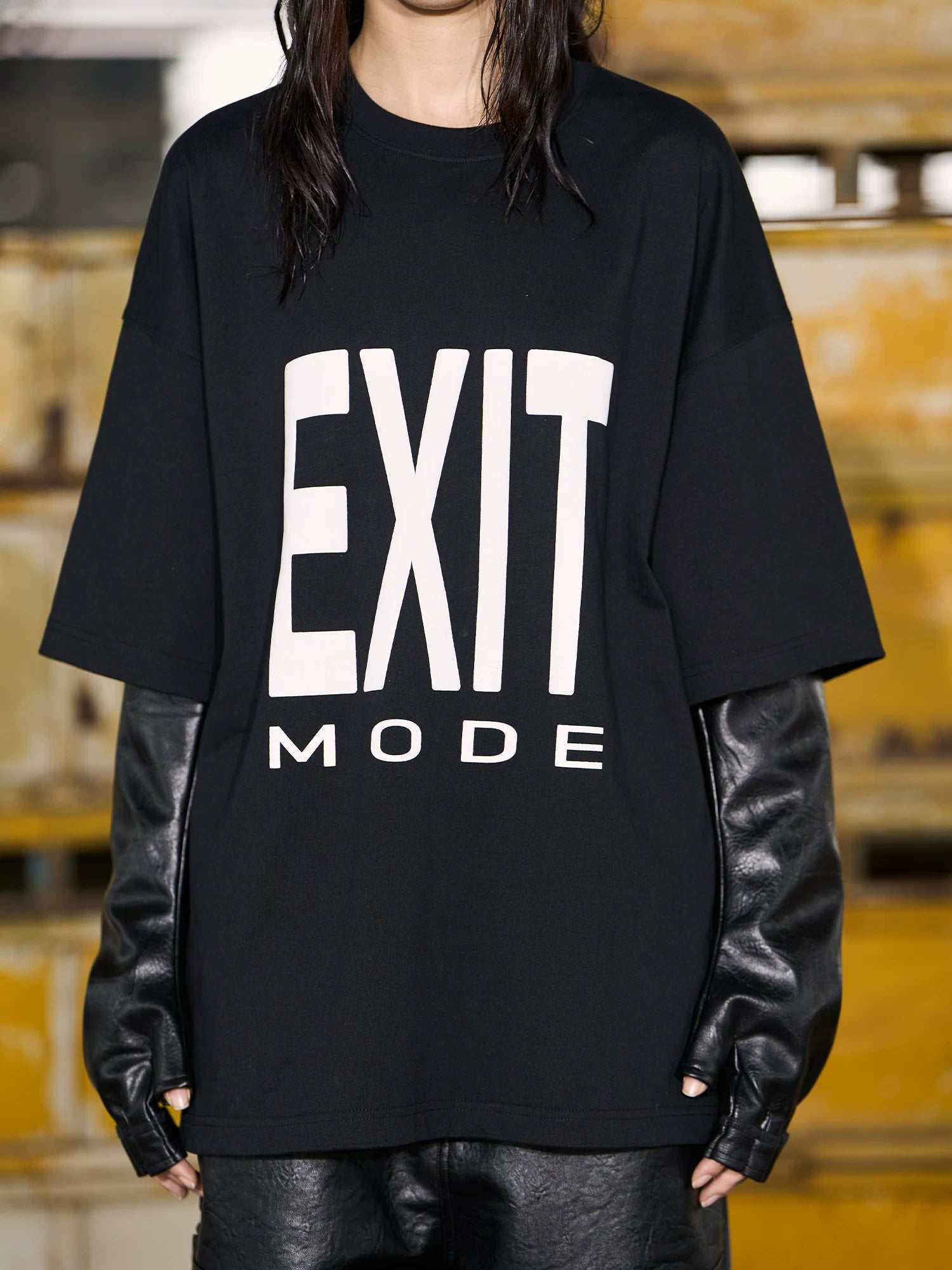 BLINDNOPLAN Basic Large Logo Printing Casual Tee