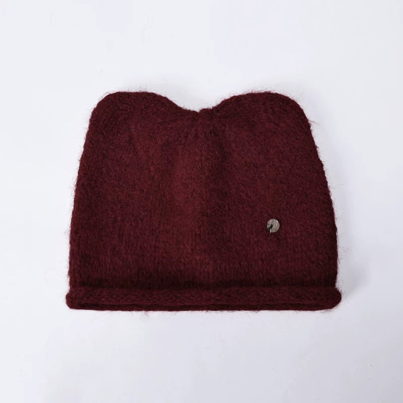 YORSOY Retro Warm Wool Knitted Wool Hat