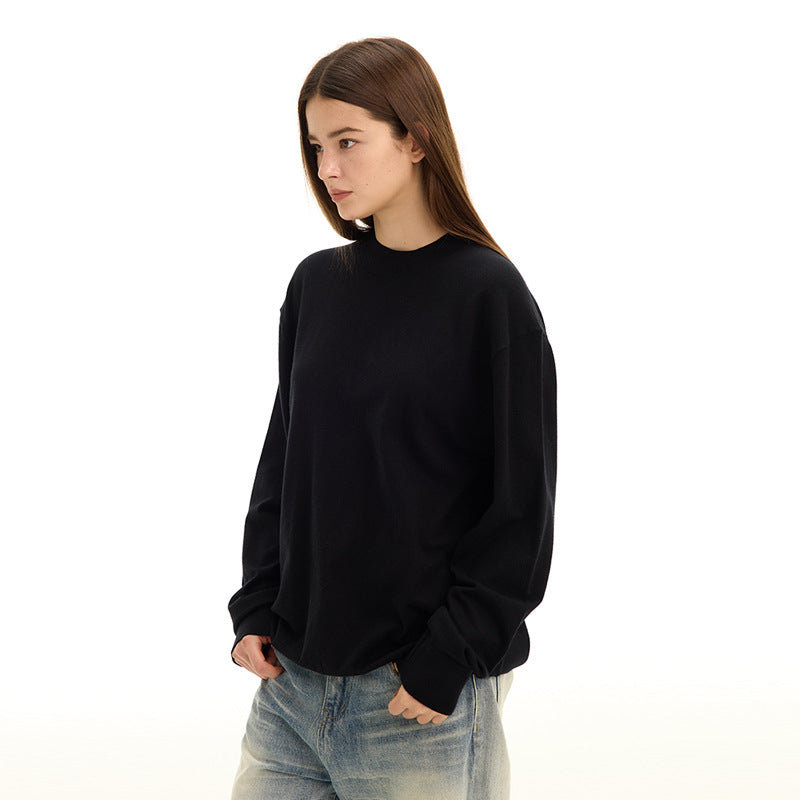 UNF Small Turtleneck Front Shoulder Knitted Long Sleeves