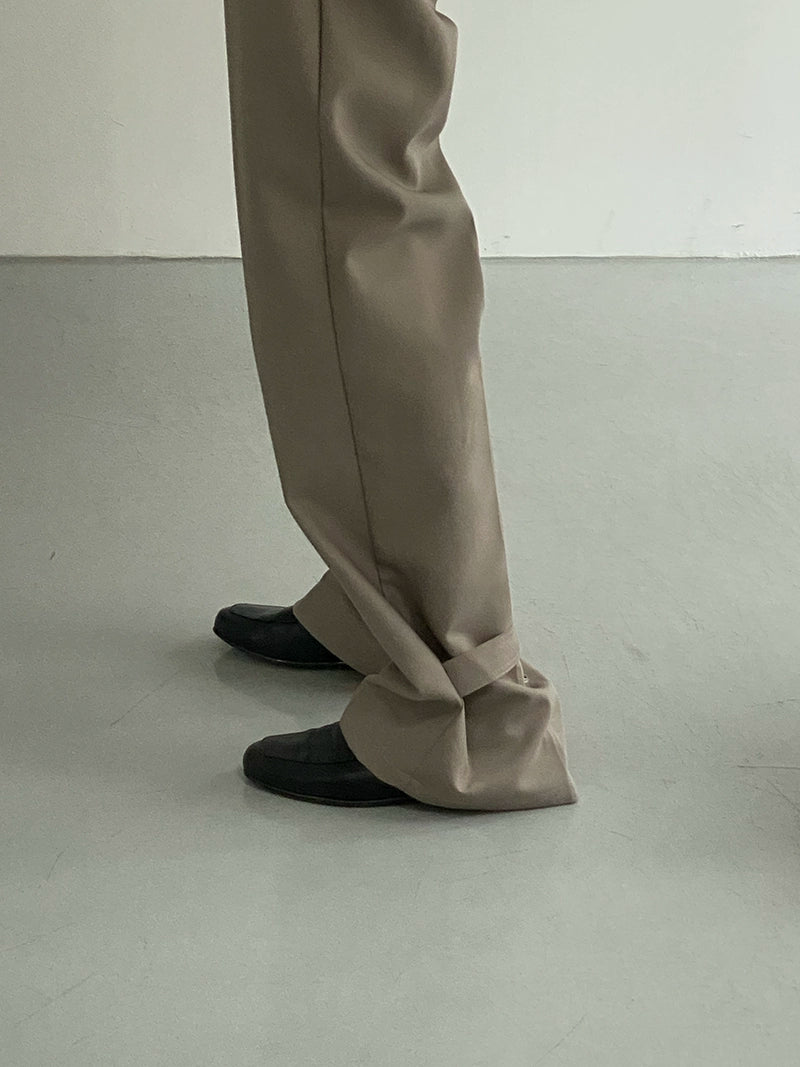 COLN Casual Pants Button Suit Pants