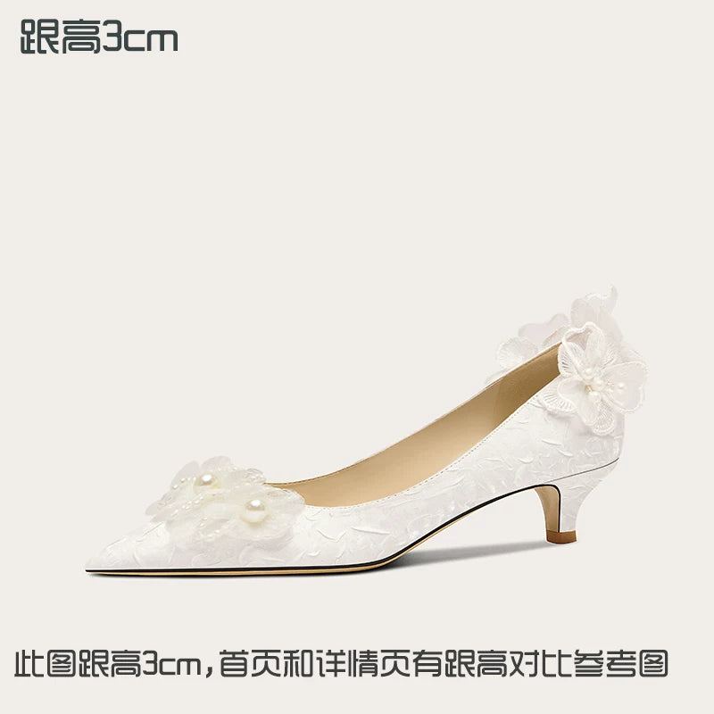Lily Wei Retro Temperament Versatile High Heels