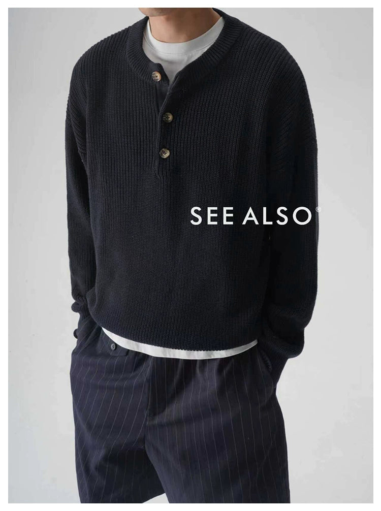 SEE ALSO Slack Lazy Knitted Sweater