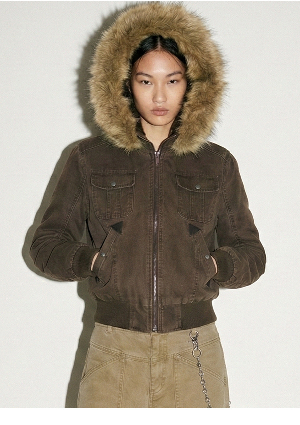 MADEEXTREME Fur Collar Tooling Jacket