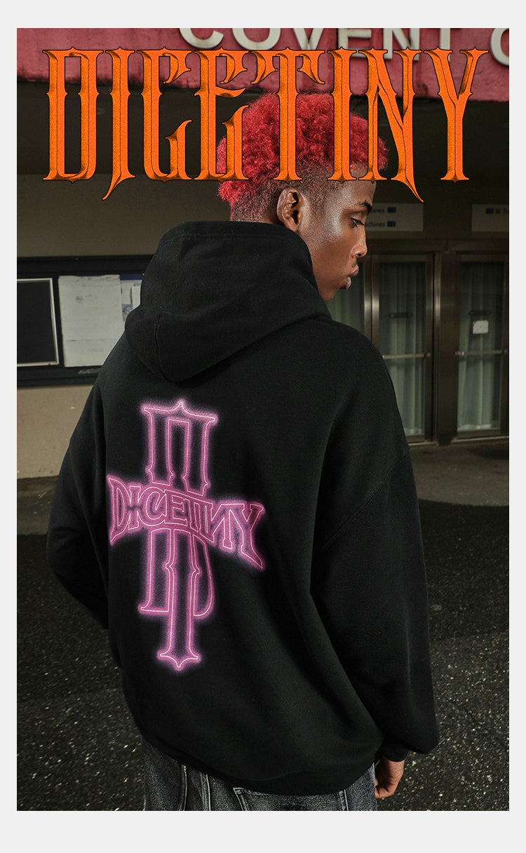 DICETINY Luminous Logo Retro Sweater
