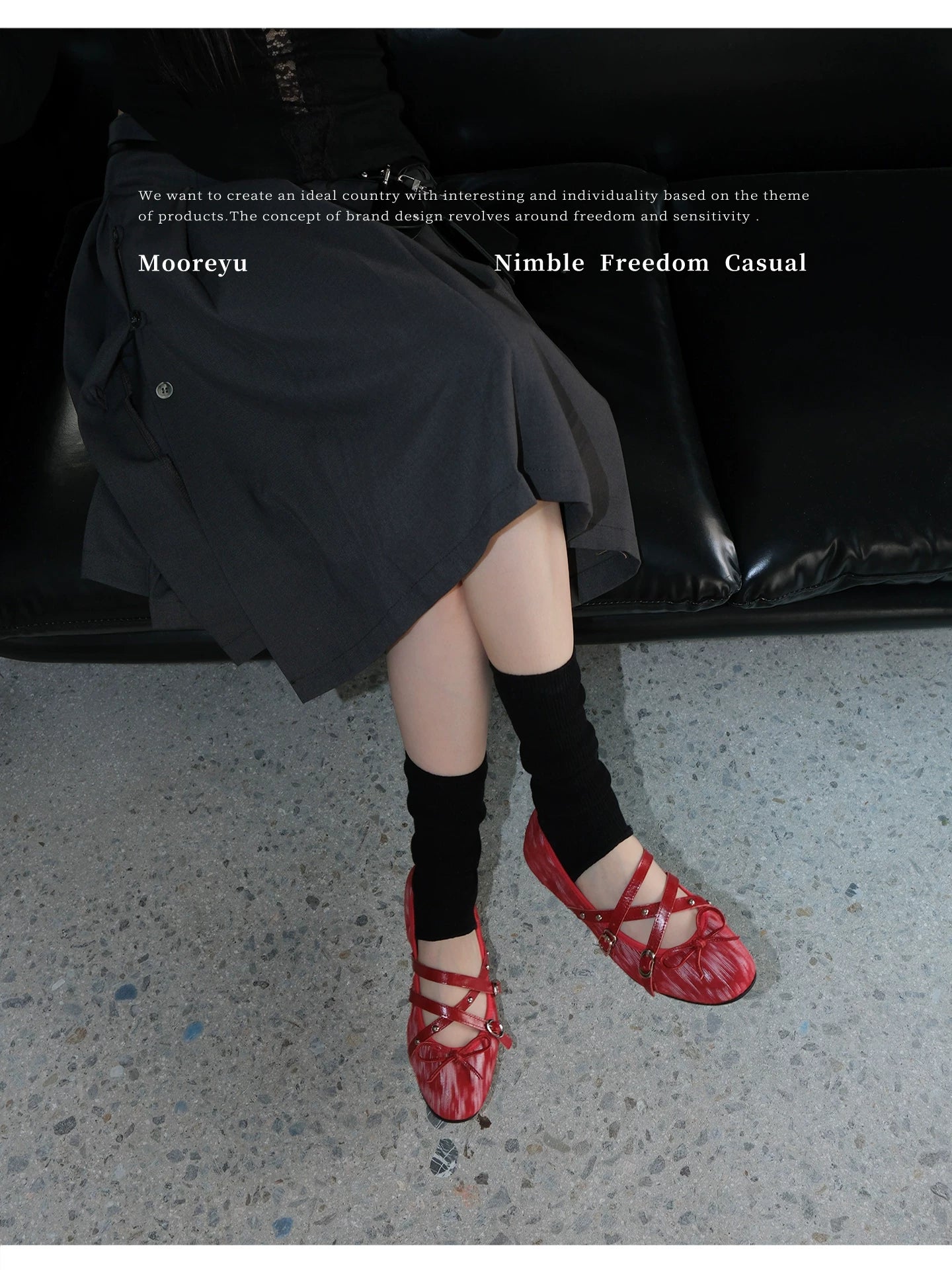 Mooreyu Shallow Mouth Flat Bottom Cross with Round Head Single Shoe