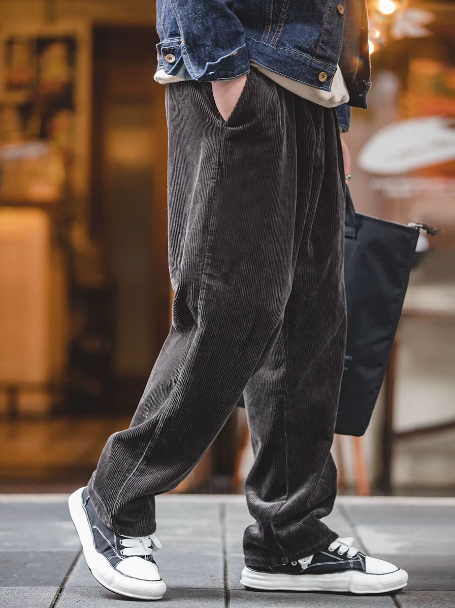 Madden Retro Loose Corduroy Wide Leg Pants