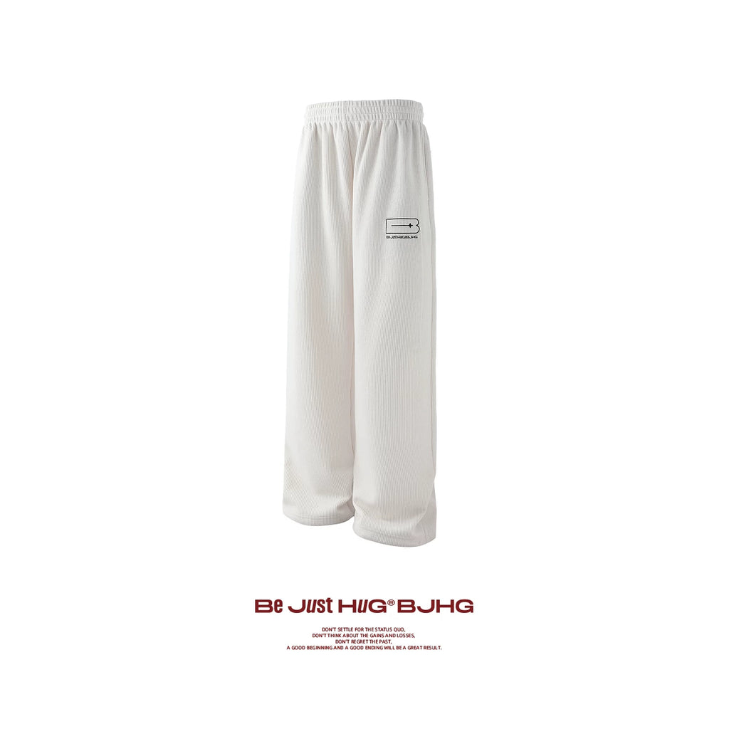 BJHG Red Corduroy Slack Sweatpants