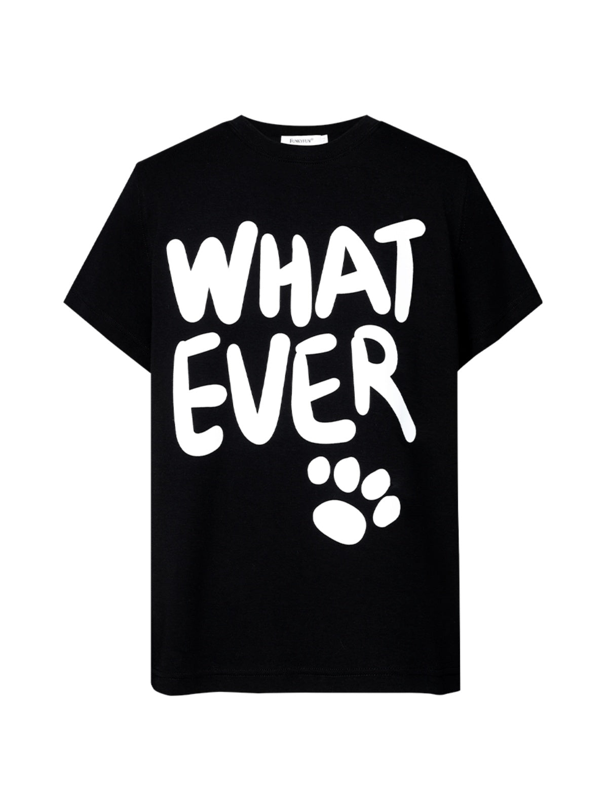 FUNKYFUN Hand-drawn Font Printed Tee