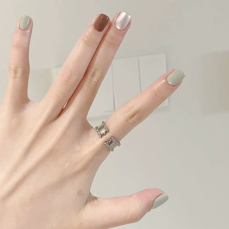 CoCo Short Gentle Temperament Advanced Sense Handmade Manicure Wear Nail