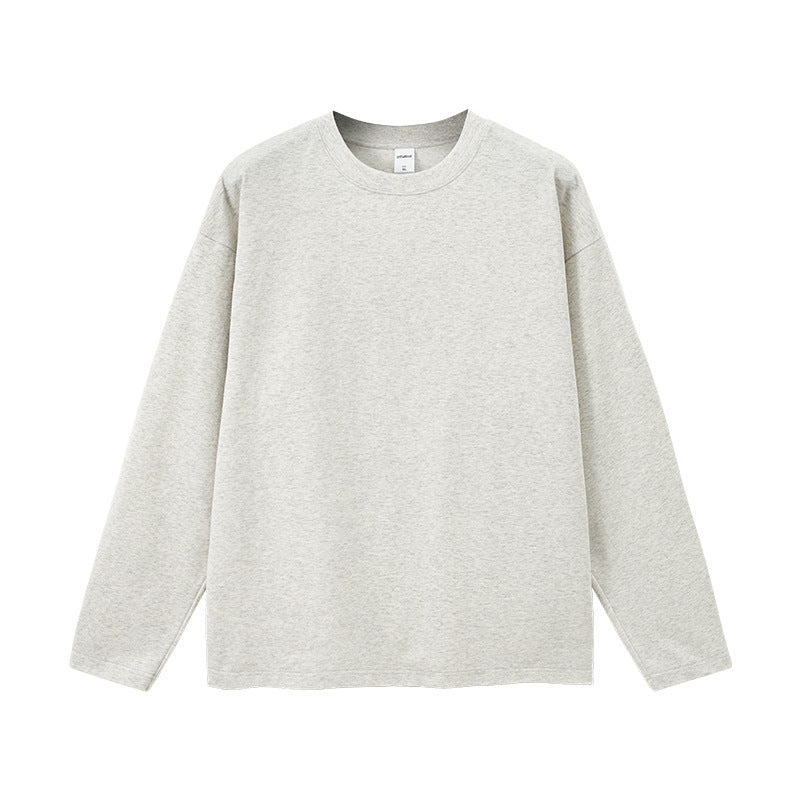 Inflation Casual Versatile Heavy Long Sleeve Bottom Shirt