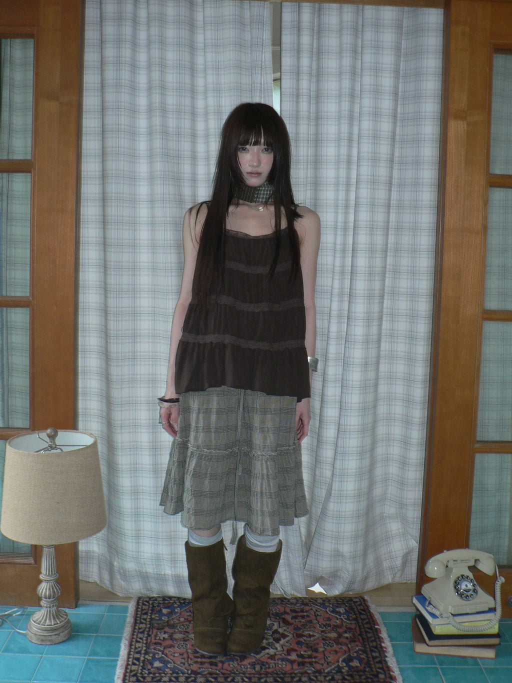 Ang: Project Versatile Striped Elastic Waist Skirt