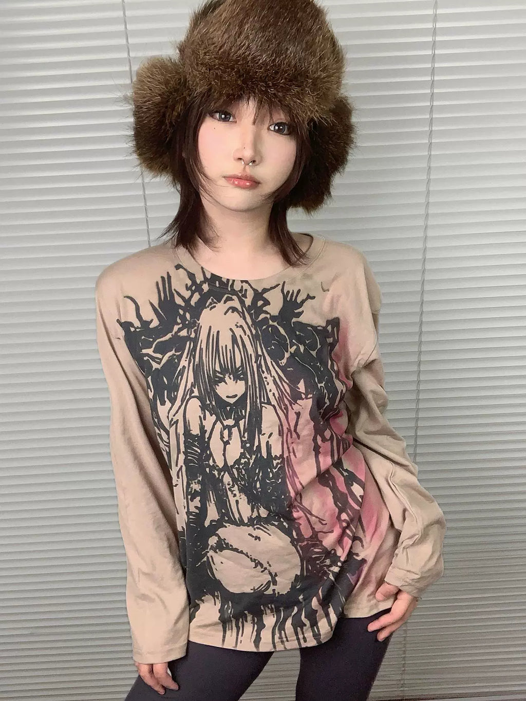 WEBBAR Hell Heart Girl Full of Cotton Long Sleeves