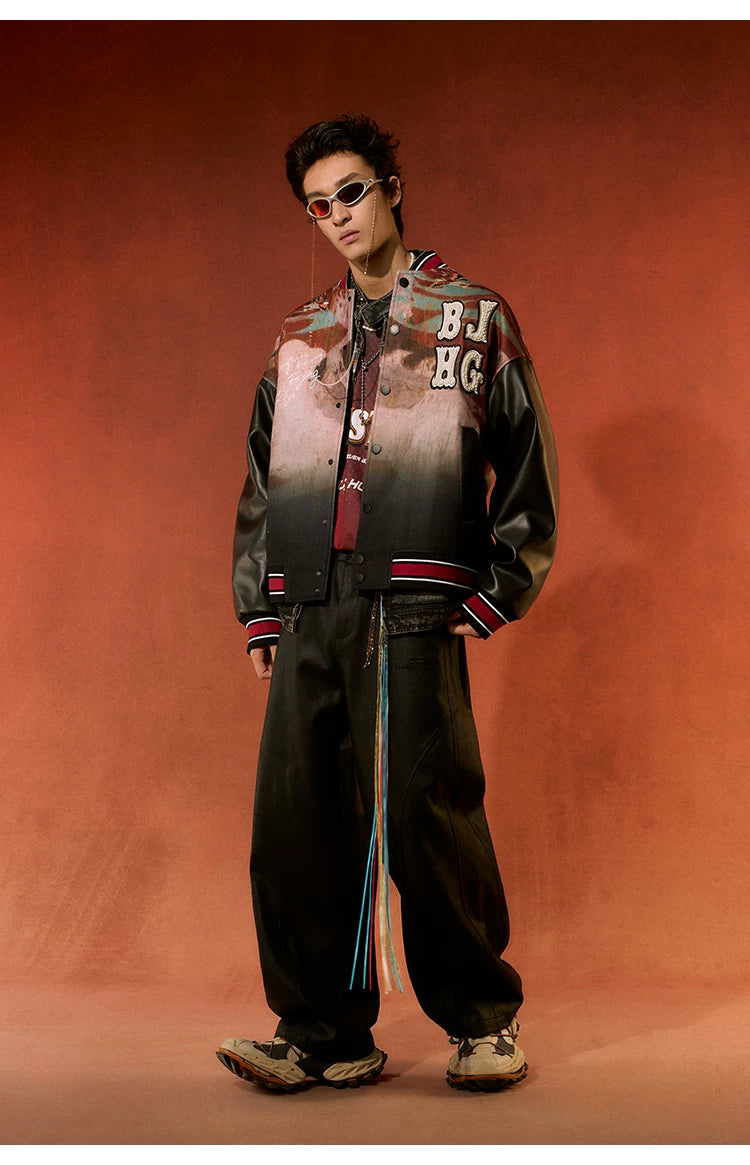BJHG  Vintage Street Style Baseball Uniform