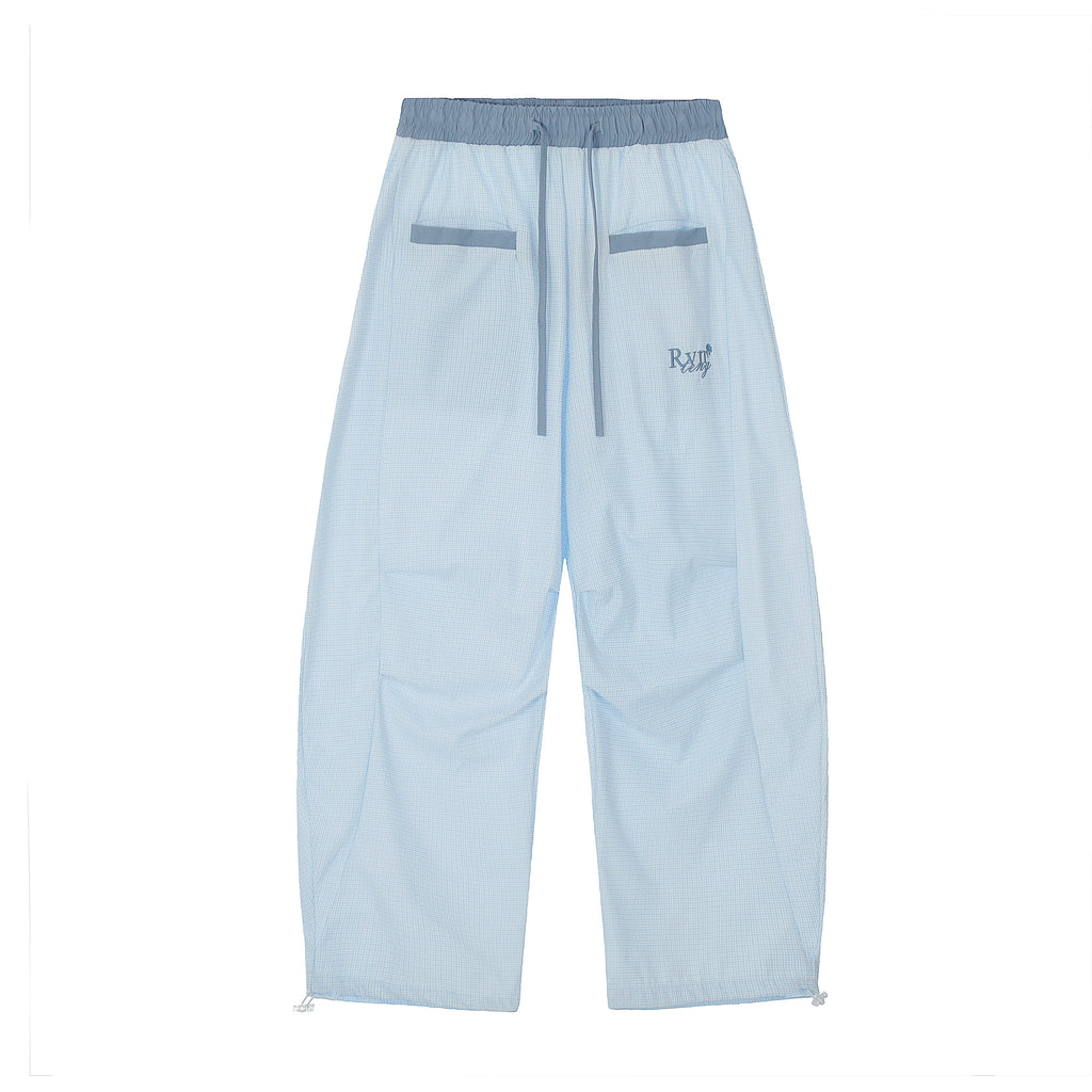 BLACKLISTS Contrast Striped Pleated Wide-leg Scimitar Pants