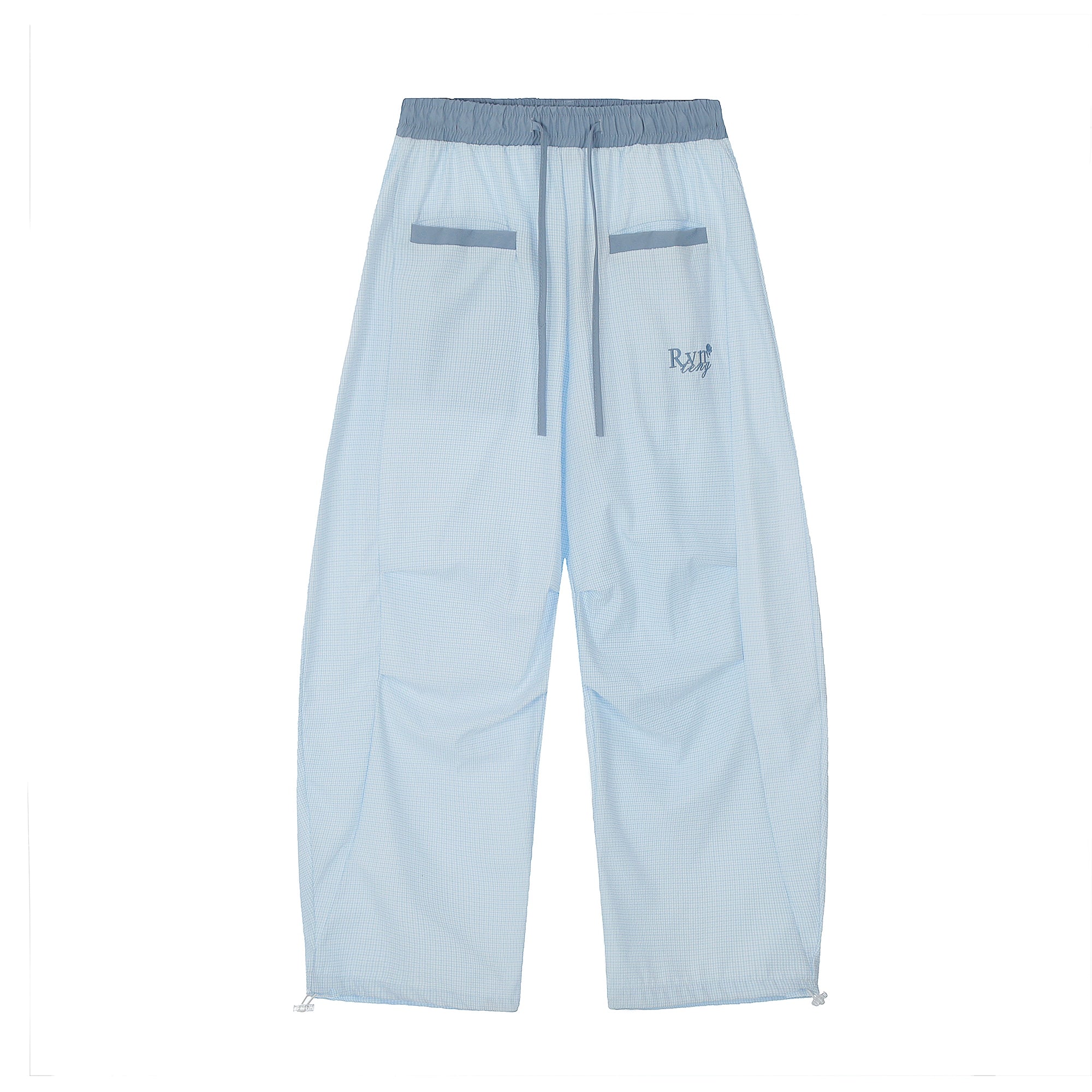 BLACKLISTS Contrast Striped Pleated Wide-leg Scimitar Pants