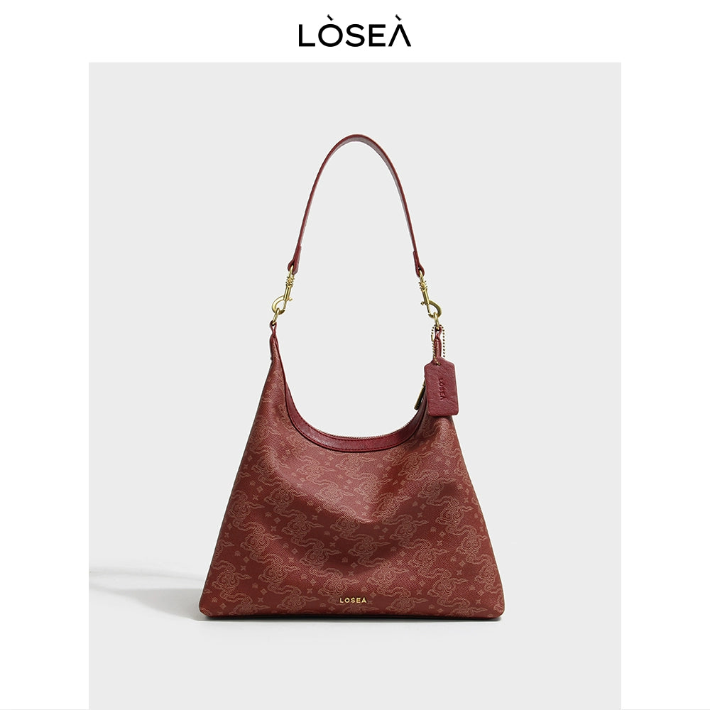 LOSEA Ruyi Moire Shoulder Premium Underarm Bag